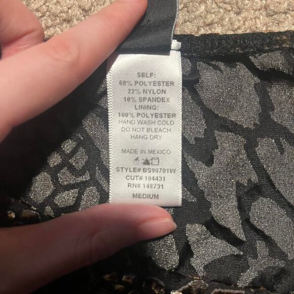 Windsor Draped Front Crop Top Size Medium Vintage Inspired Bratz Doll Retro - Picture 5 of 5